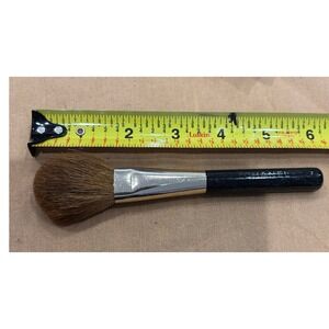 Chanel No 7 Large Tapered Powder Brush Black Silver Makeup Tool Luxury Beauty